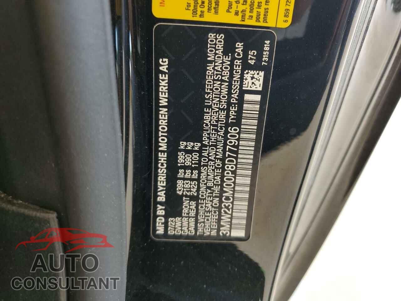 BMW 2 SERIES 2023 - 3MW23CM00P8D77906