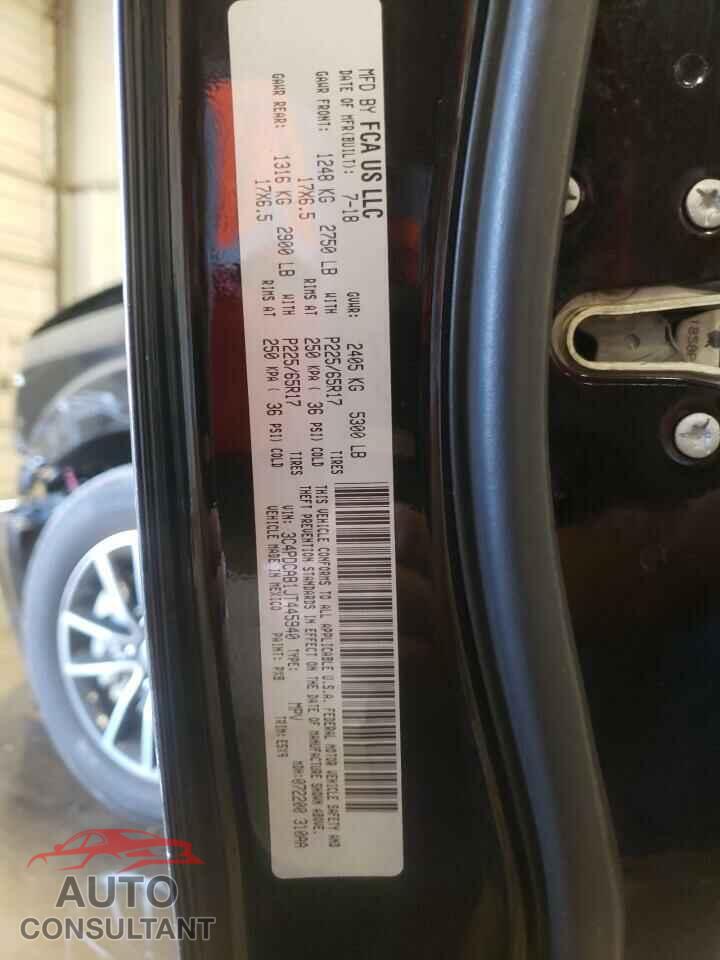 DODGE JOURNEY 2018 - 3C4PDCAB1JT445940