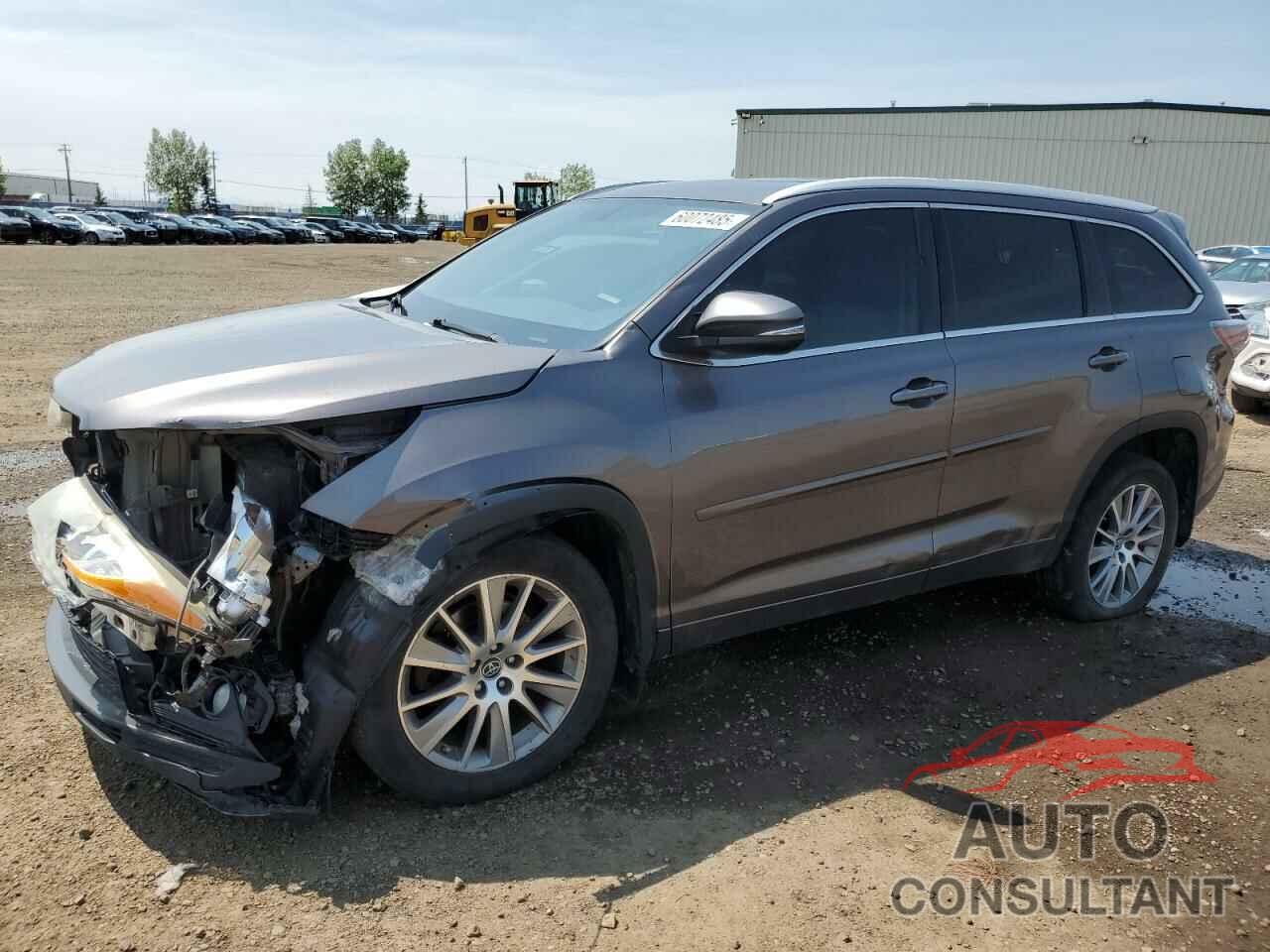 TOYOTA HIGHLANDER 2016 - 5TDJKRFH3GS246712