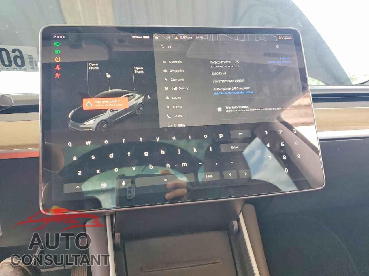 TESLA MODEL 3 2018 - 5YJ3E1EA1JF058319