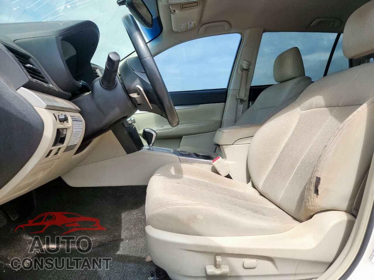SUBARU OUTBACK 2012 - 4S4BRCCC8C3269724