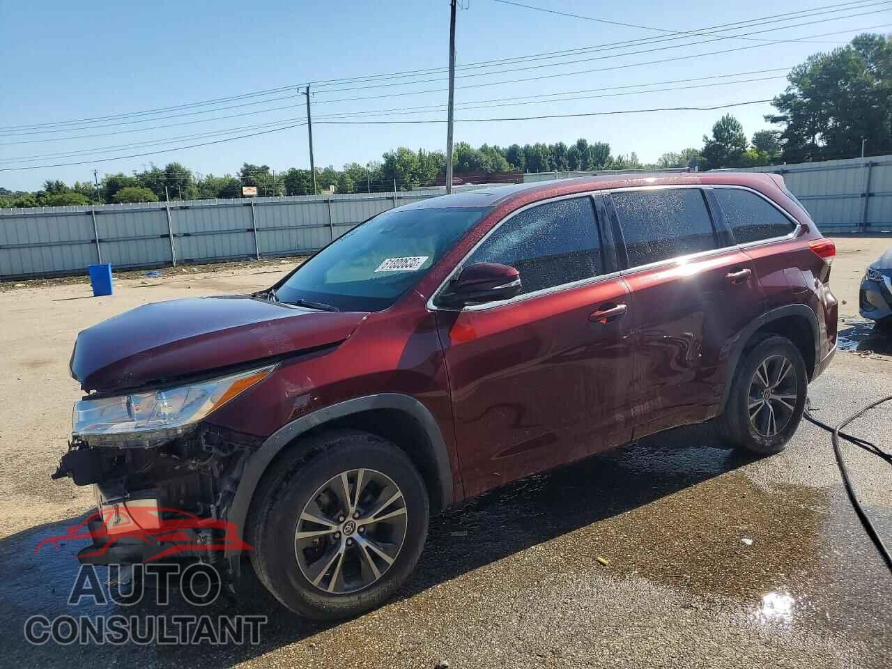 TOYOTA HIGHLANDER 2017 - 5TDZZRFH6HS204552