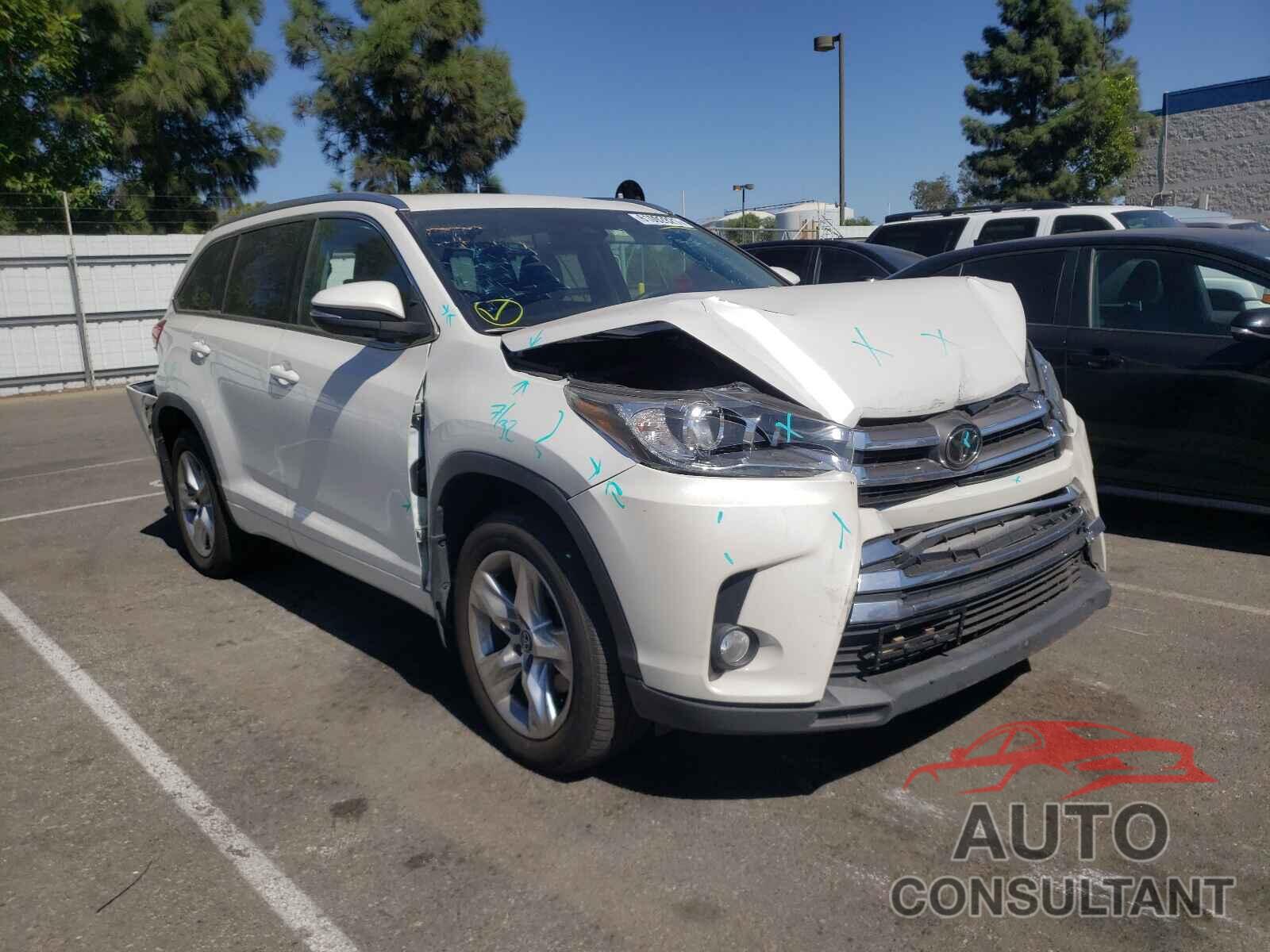 TOYOTA HIGHLANDER 2018 - 5TDDZRFH1JS820417