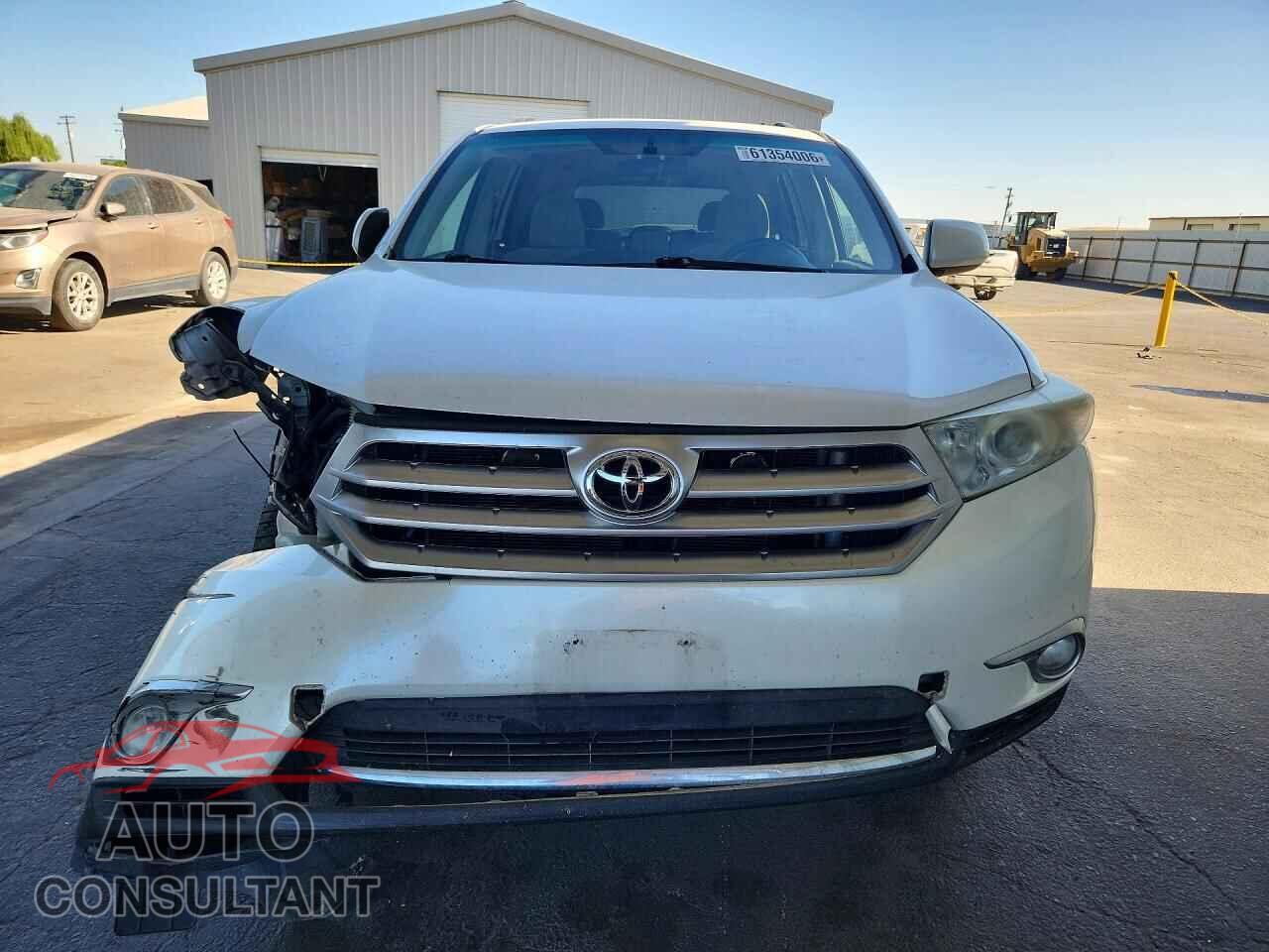 TOYOTA HIGHLANDER 2012 - 5TDZK3EH2CS076581