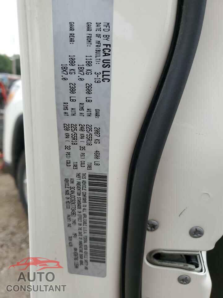 JEEP COMPASS 2019 - 3C4NJDCB2KT734961