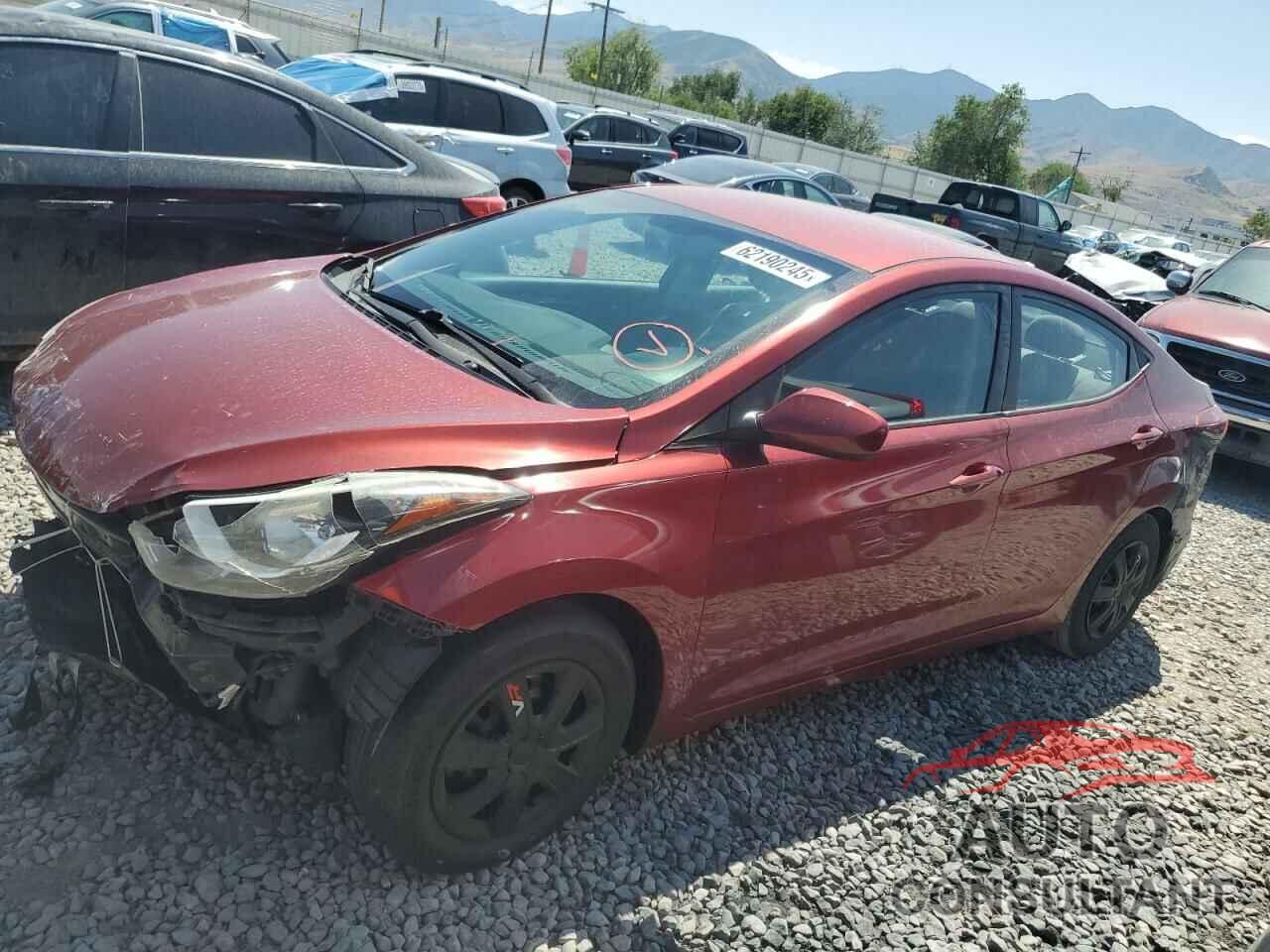 HYUNDAI ELANTRA 2016 - 5NPDH4AE5GH769182