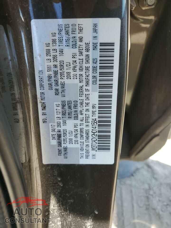 MAZDA CX-9 2017 - JM3TCADY2H0141584