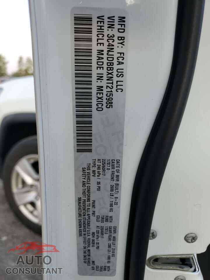 JEEP COMPASS 2022 - 3C4NJDBBXNT215985