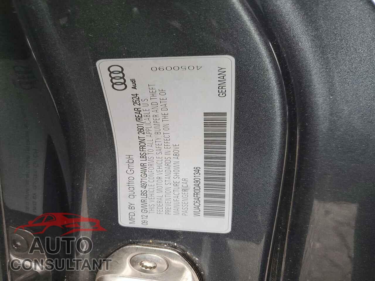 AUDI S5/RS5 2013 - WUAC6AFR0DA901346