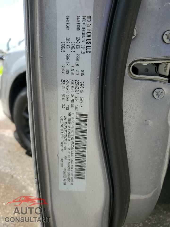 DODGE JOURNEY 2019 - 3C4PDCBB3KT867014