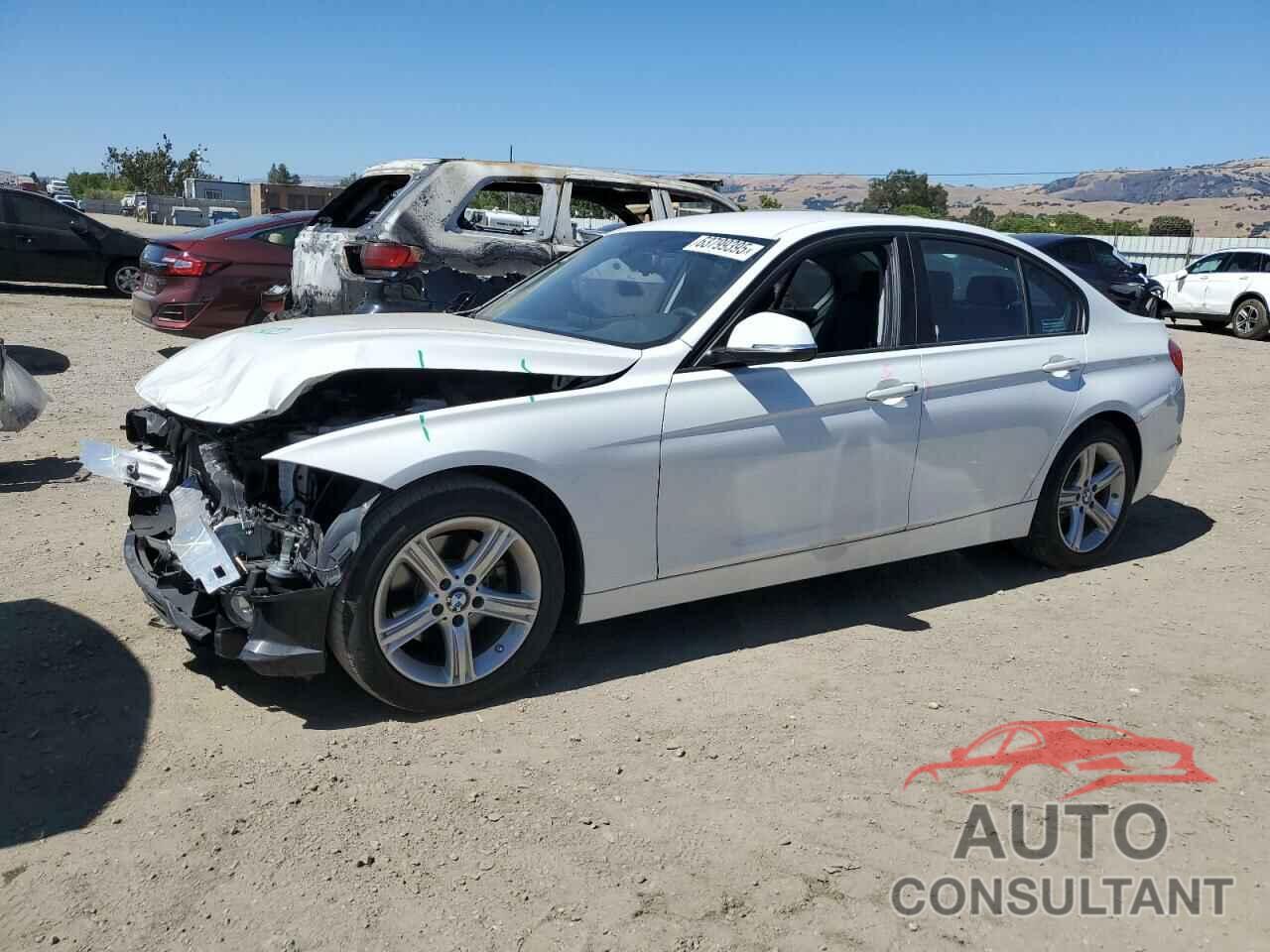 BMW 3 SERIES 2013 - WBA3C1C52DF443316
