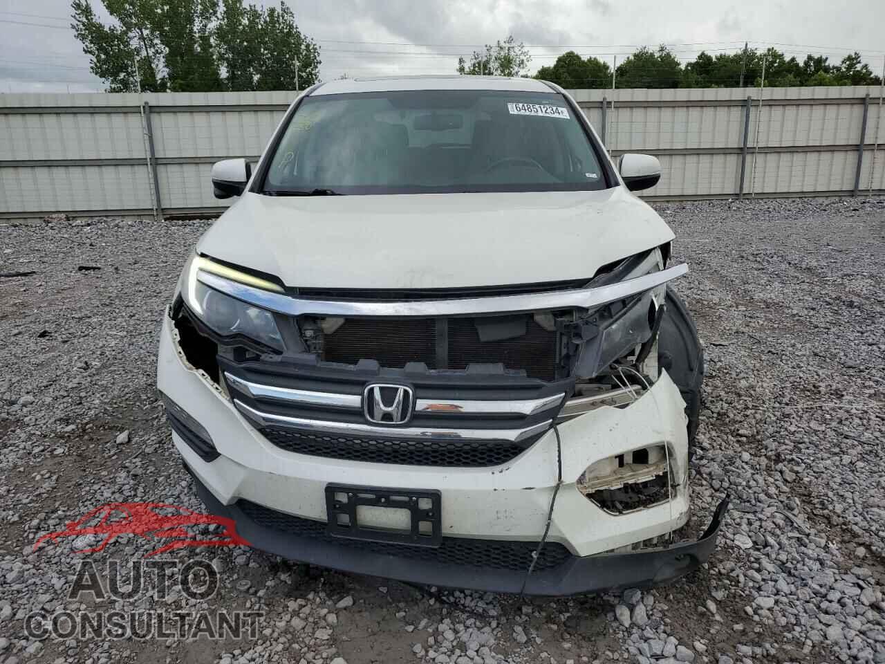 HONDA PILOT 2017 - 5FNYF5H76HB044257
