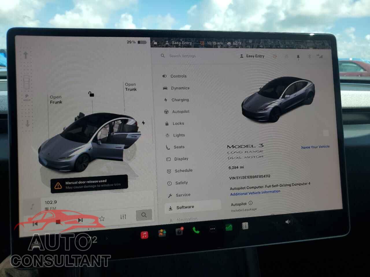 TESLA MODEL 3 2024 - 5YJ3E1EB9RF854112