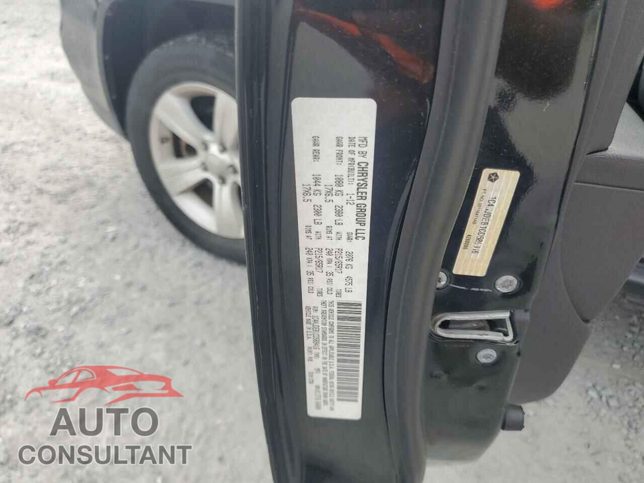 JEEP COMPASS 2012 - 1C4NJDEB1CD589416