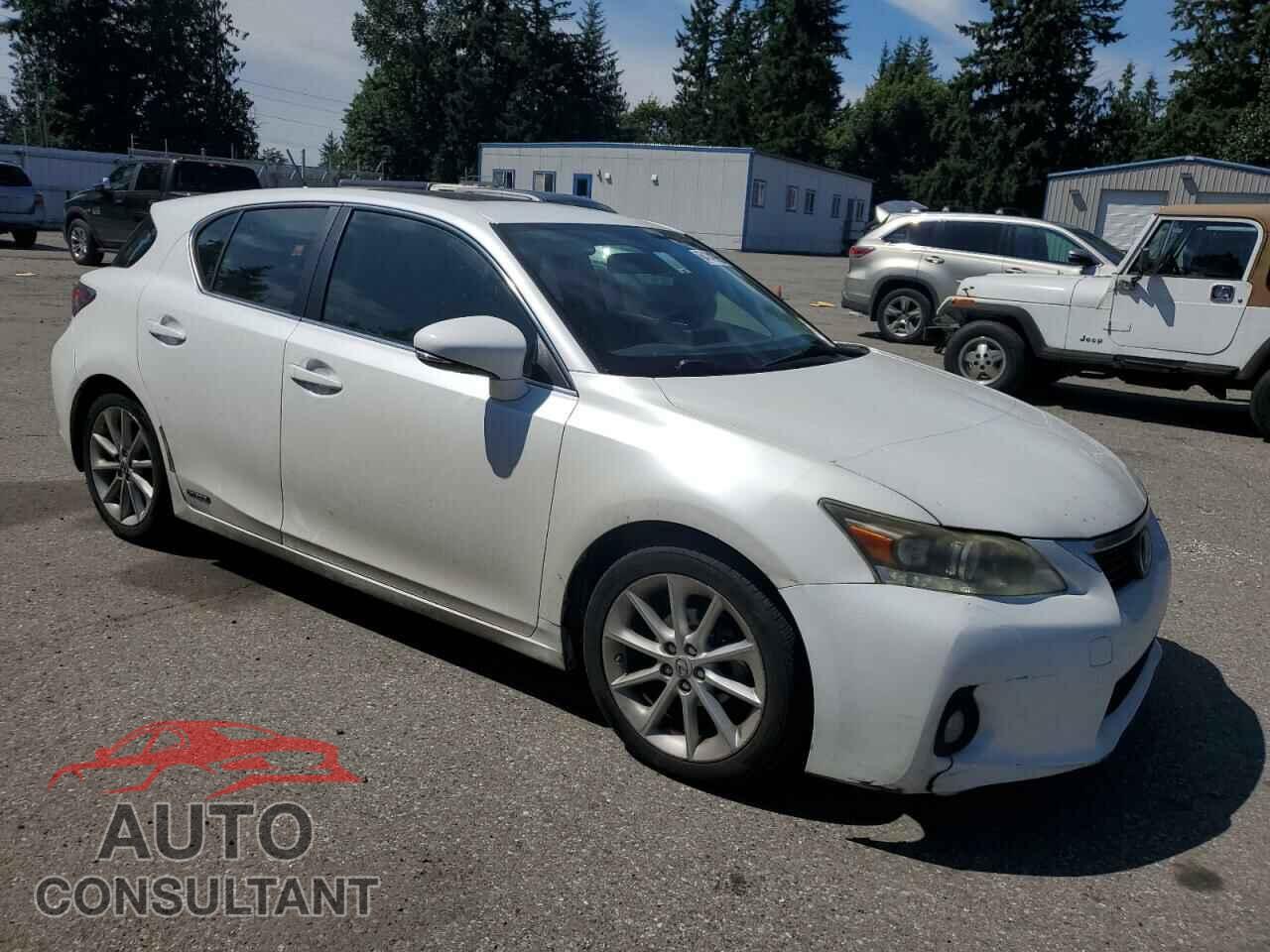 LEXUS CT 200 2012 - JTHKD5BH5C2060246