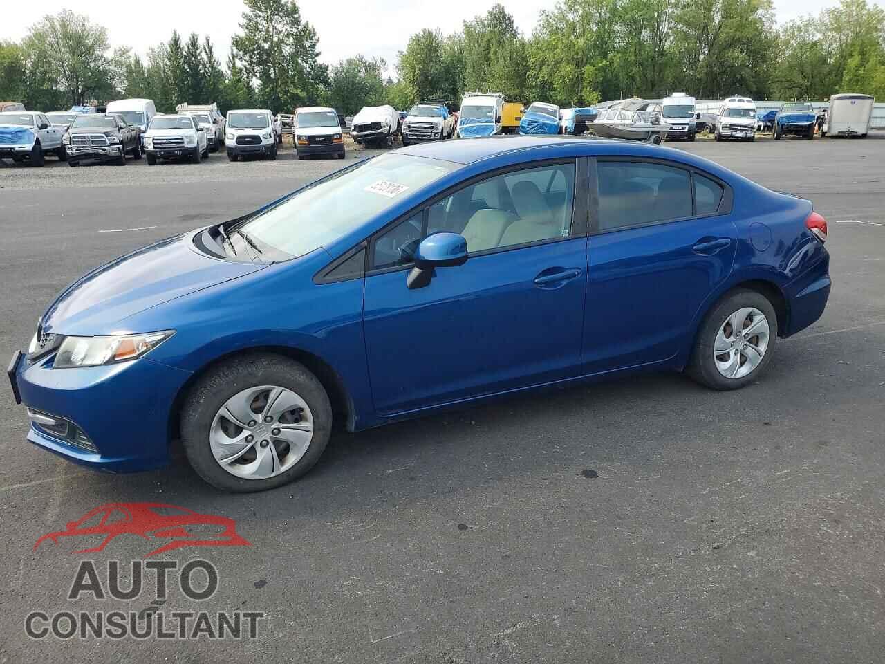 HONDA CIVIC 2013 - 19XFB2F54DE289285