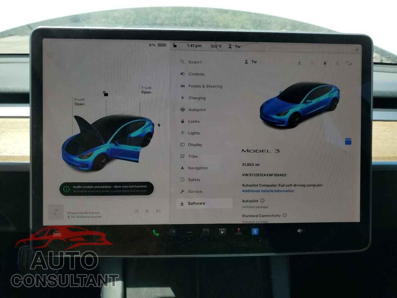 TESLA MODEL 3 2022 - 5YJ3E1EAXNF189402