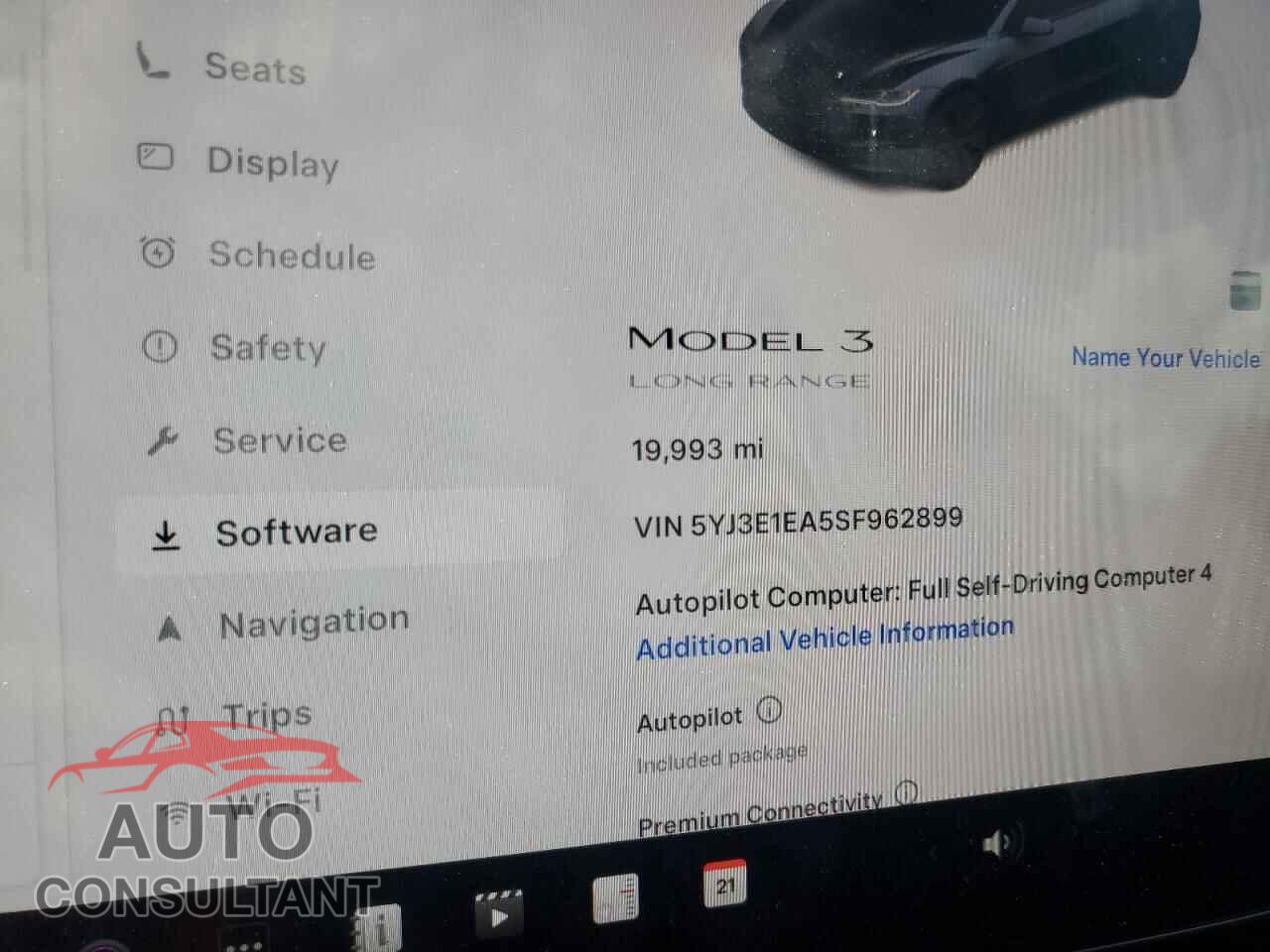 TESLA MODEL 3 2025 - 5YJ3E1EA5SF962899