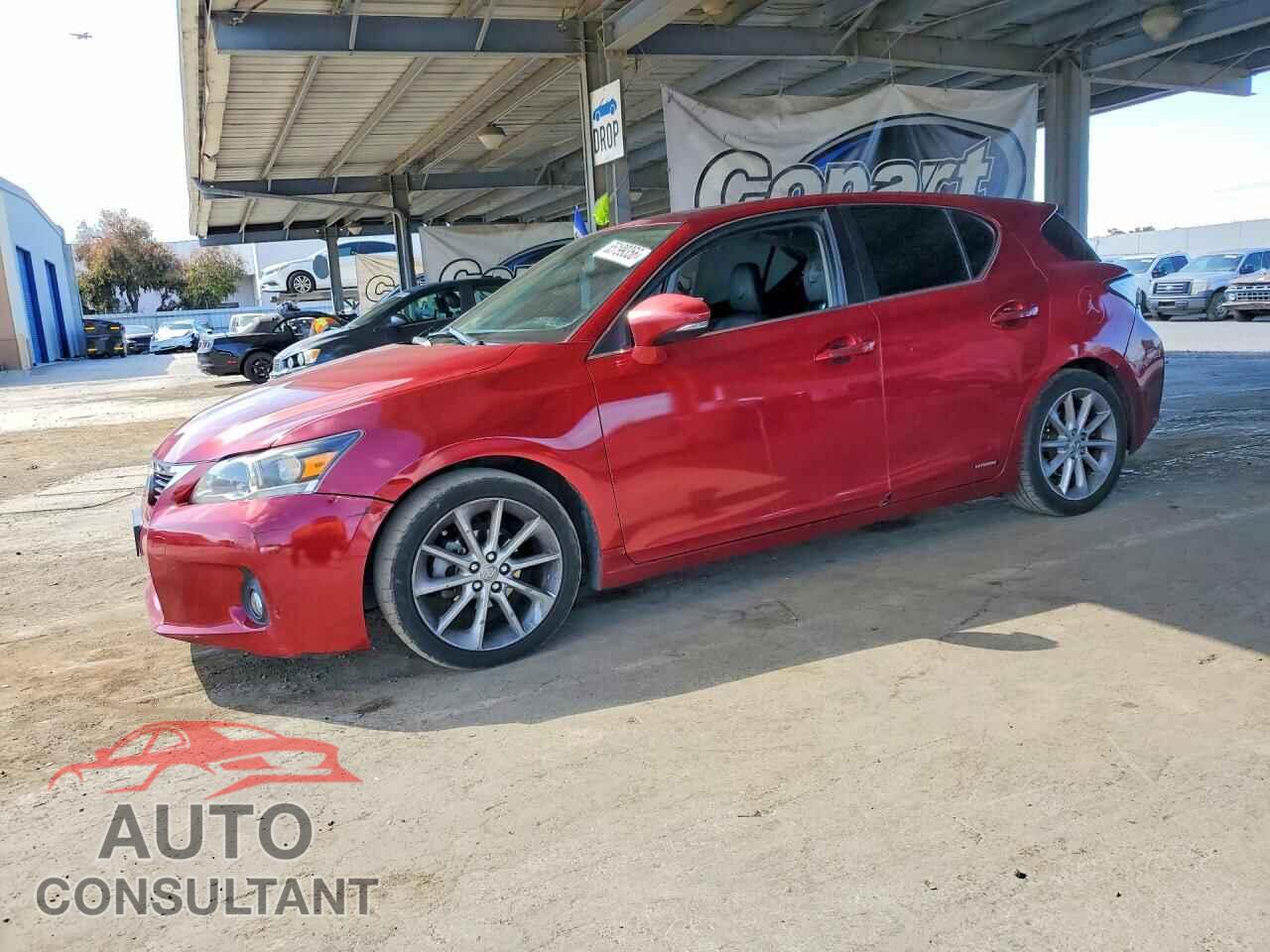 LEXUS CT 200 2012 - JTHKD5BH7C2067490