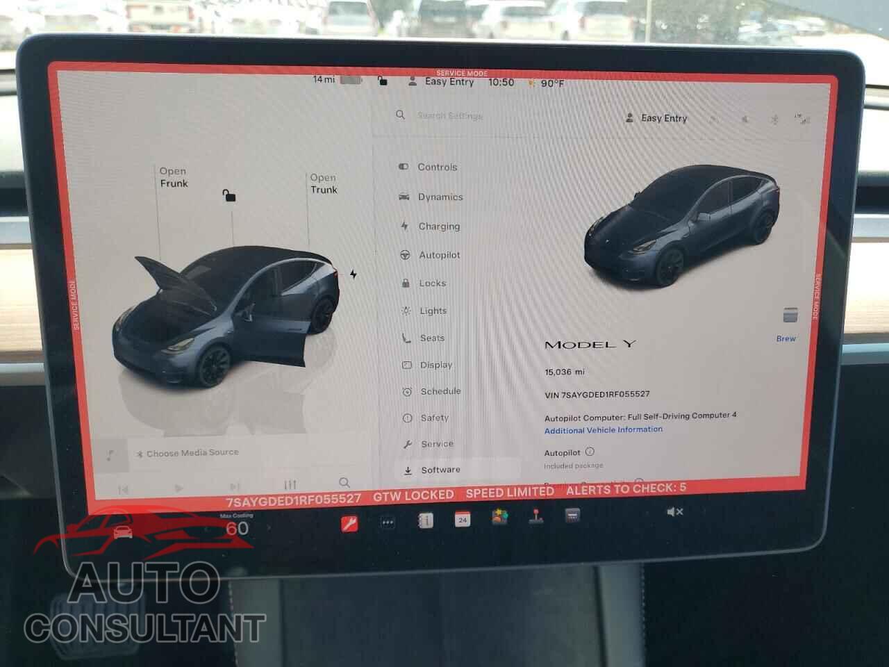 TESLA MODEL Y 2024 - 7SAYGDED1RF055527
