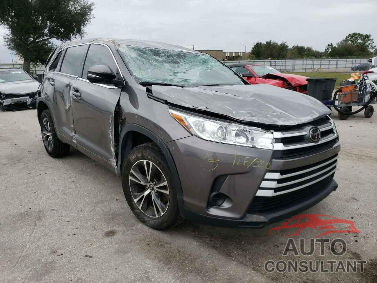 TOYOTA HIGHLANDER 2018 - 5TDZARFH8JS036085