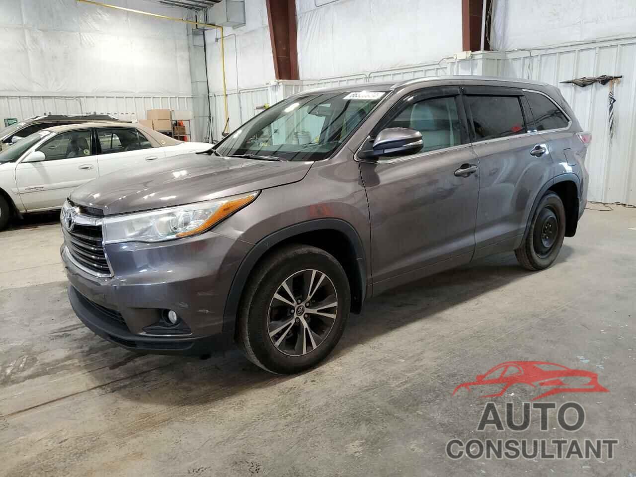 TOYOTA HIGHLANDER 2016 - 5TDJKRFH1GS304543