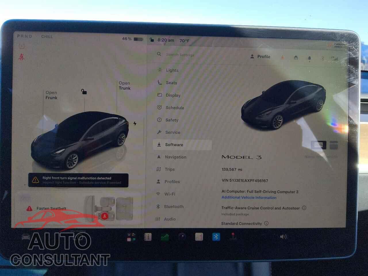 TESLA MODEL 3 2023 - 5YJ3E1EAXPF456167