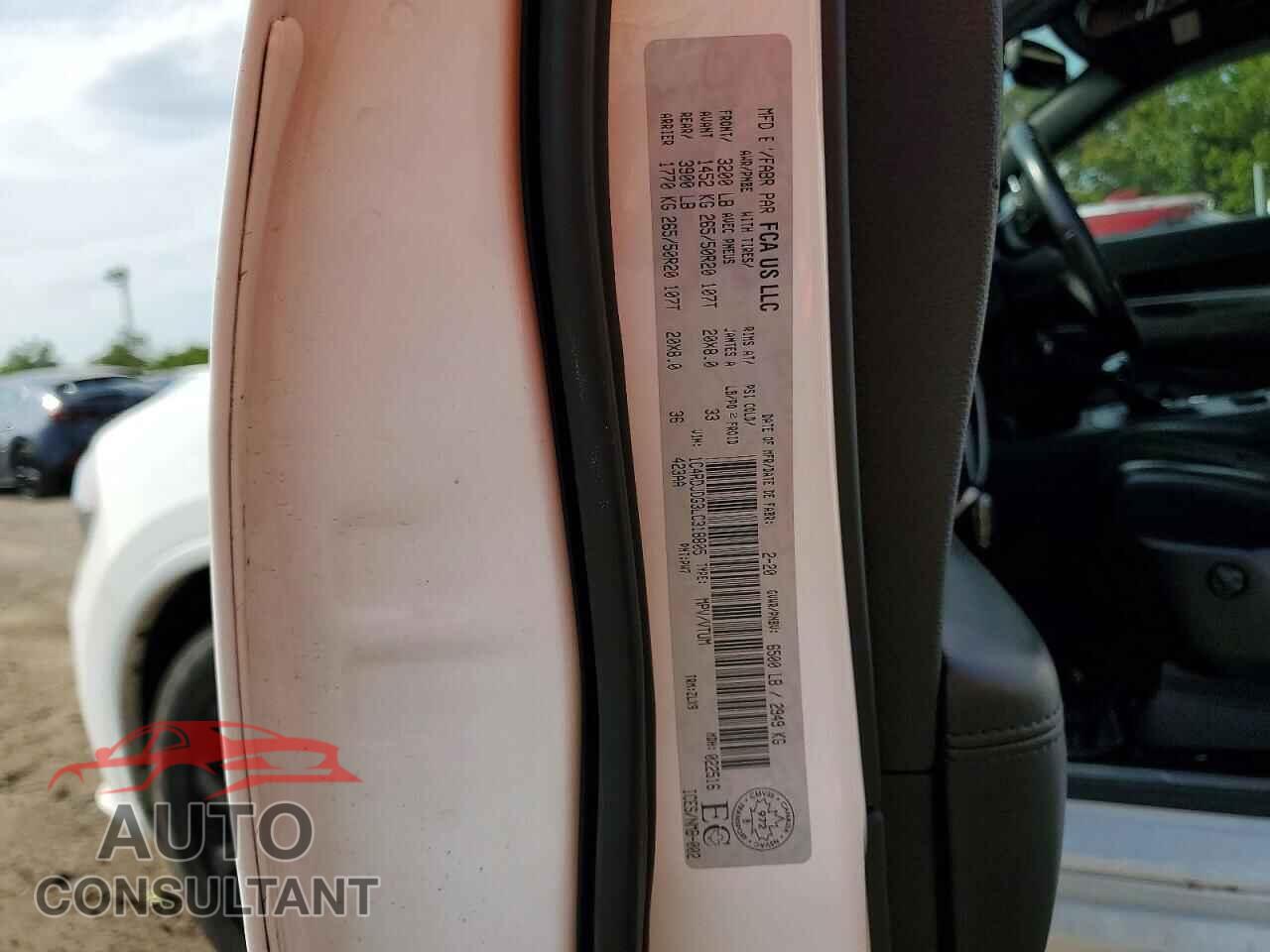 DODGE DURANGO 2020 - 1C4RDJDG3LC318805