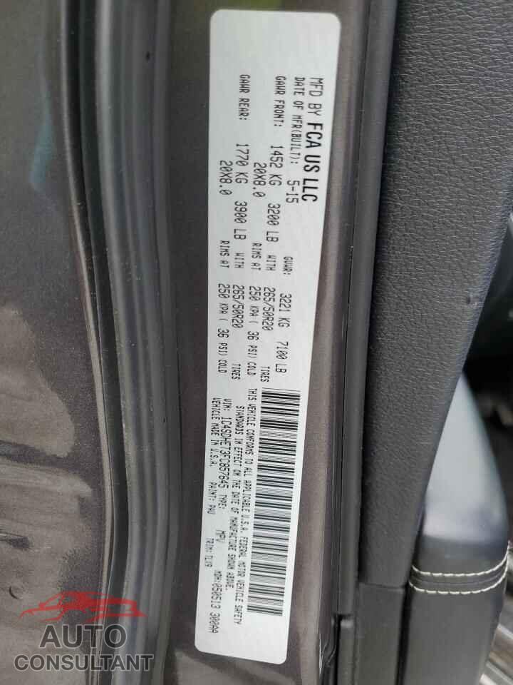 DODGE DURANGO 2015 - 1C4SDHET3FC857645