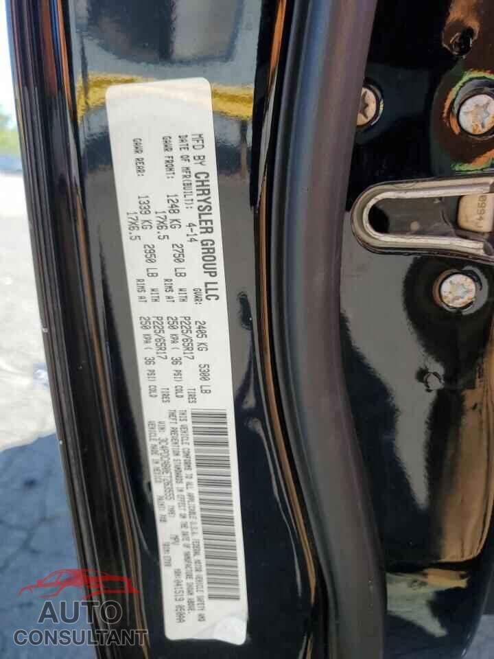 DODGE JOURNEY 2014 - 3C4PDCAB0ET263555