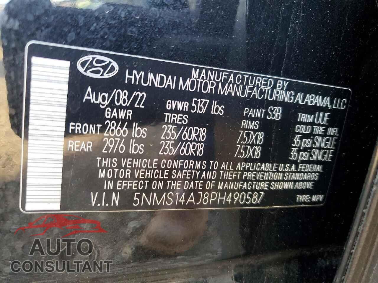 HYUNDAI SANTA FE 2023 - 5NMS14AJ8PH490587