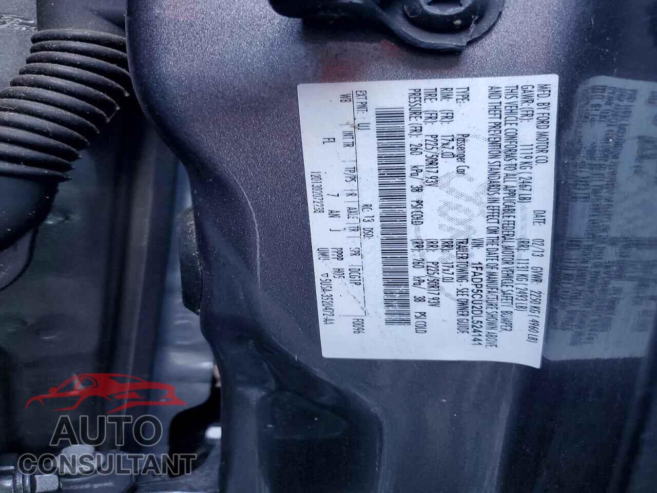 FORD CMAX 2013 - 1FADP5CU2DL524141