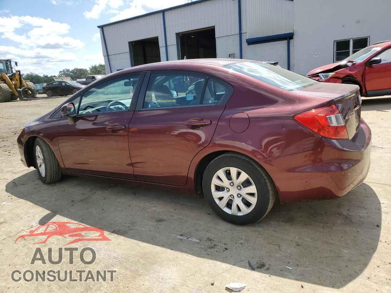 HONDA CIVIC 2012 - 19XFB2F51CE365642