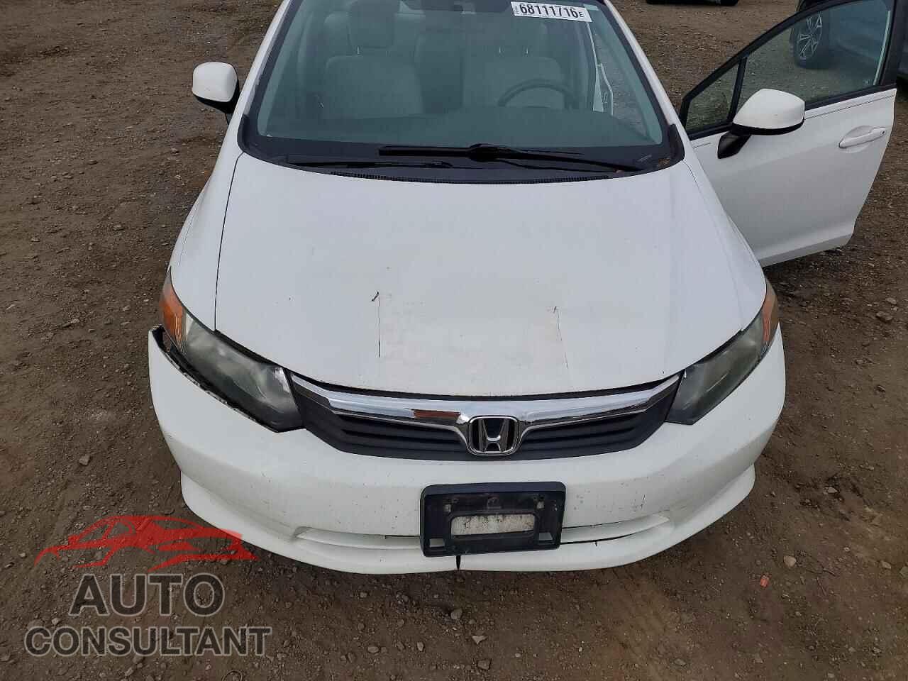 HONDA CIVIC 2012 - 19XFB2F53CE104884
