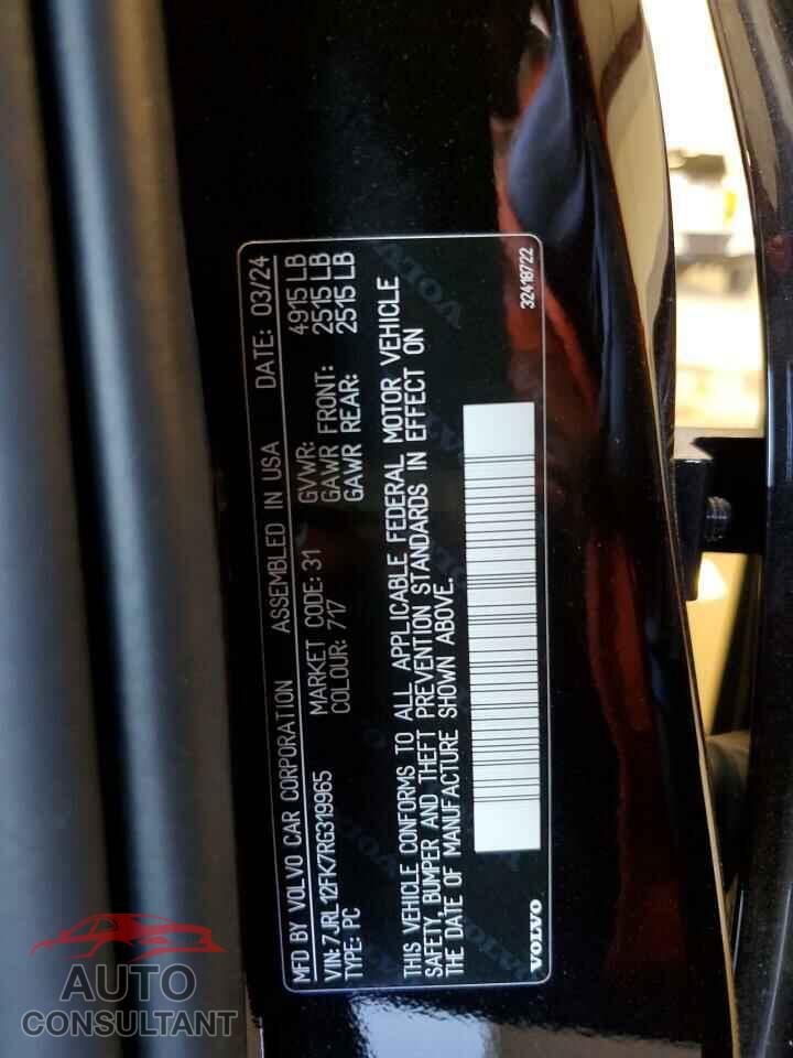 VOLVO S60 CORE 2024 - 7JRL12FK7RG319965
