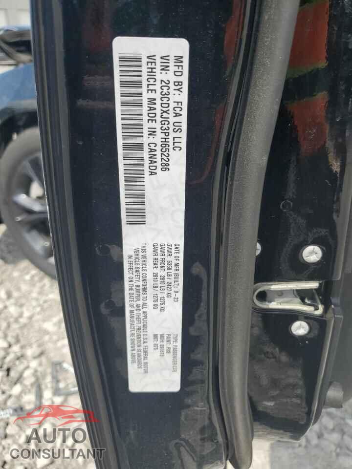 DODGE CHARGER 2023 - 2C3CDXJG3PH652286