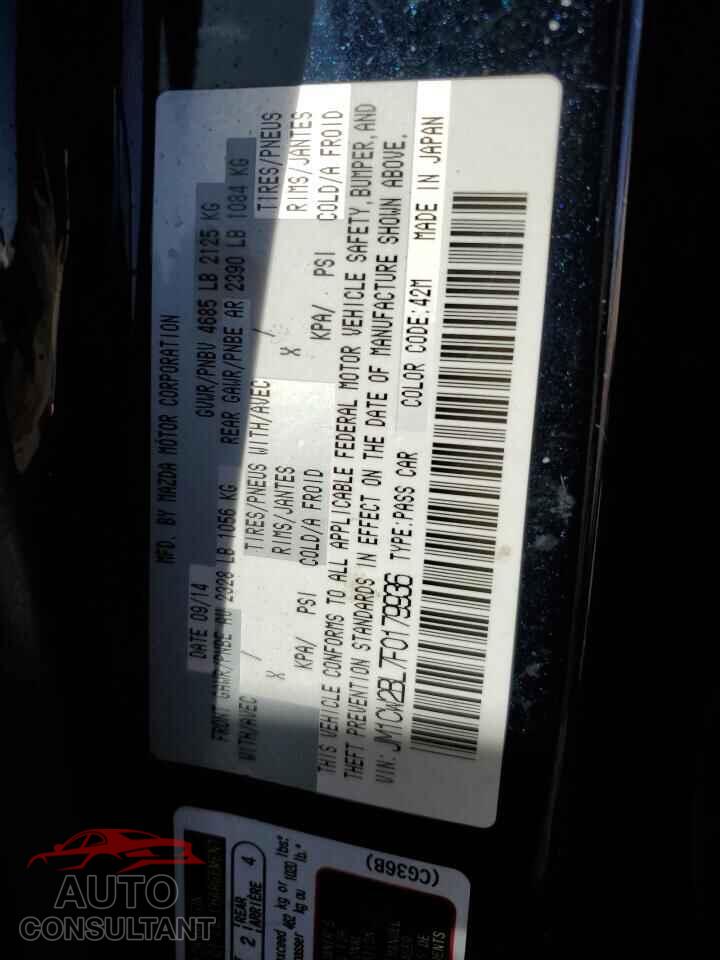 MAZDA 5 2015 - JM1CW2BL7F0179936