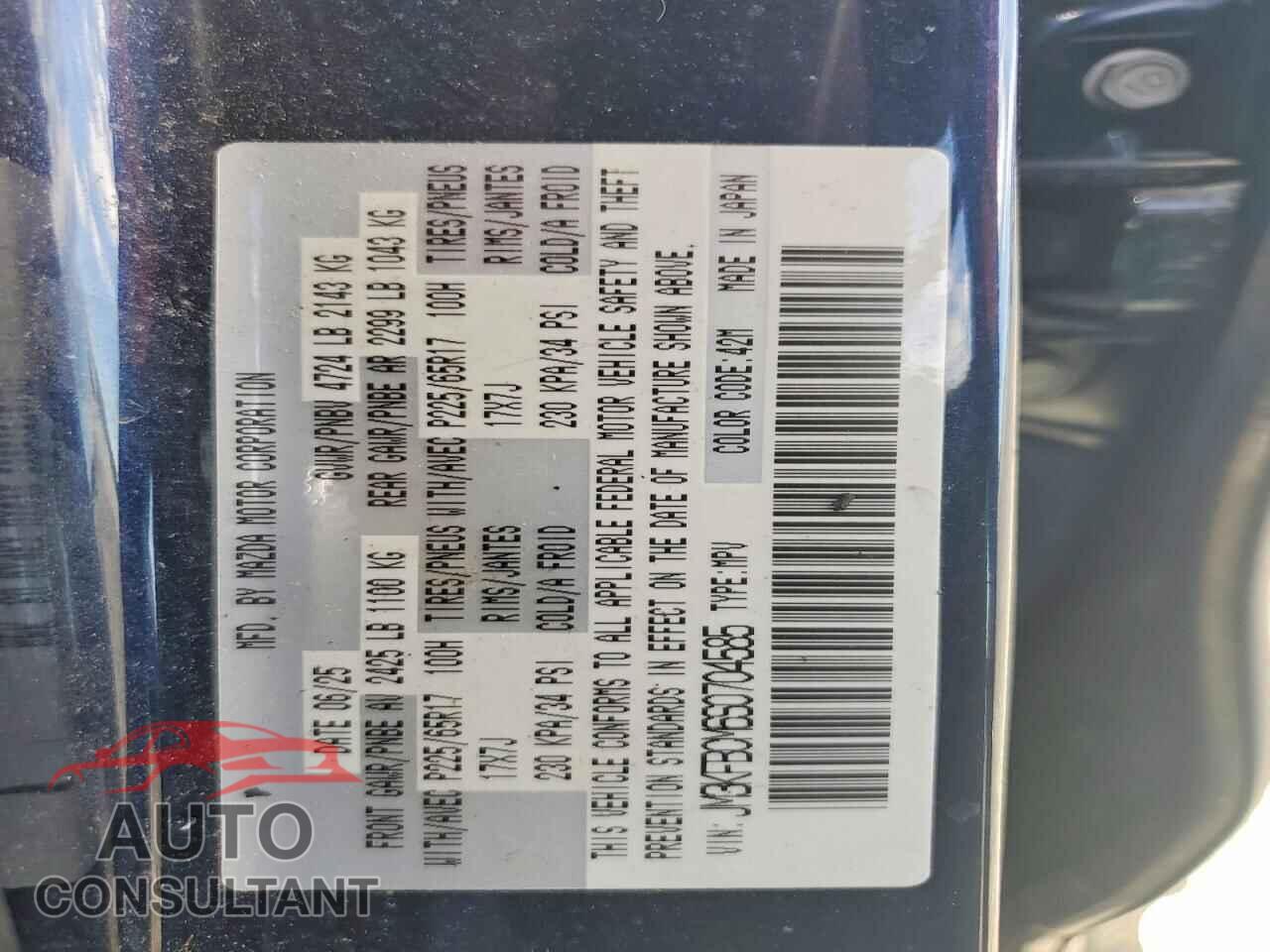 MAZDA CX-5 2025 - JM3KFBCM6S0704585