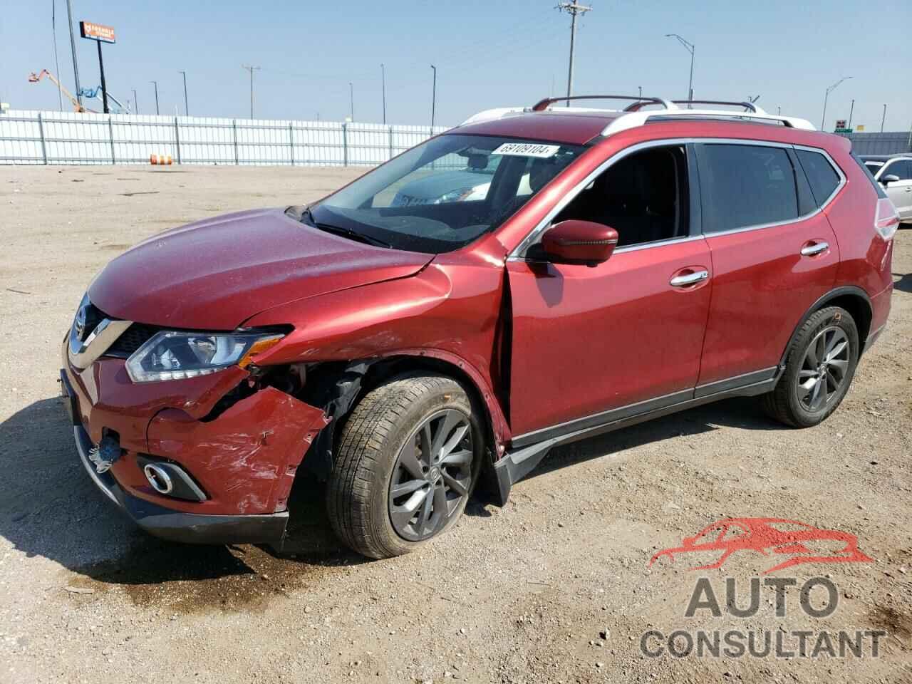 NISSAN ROGUE 2016 - KNMAT2MV1GP734306