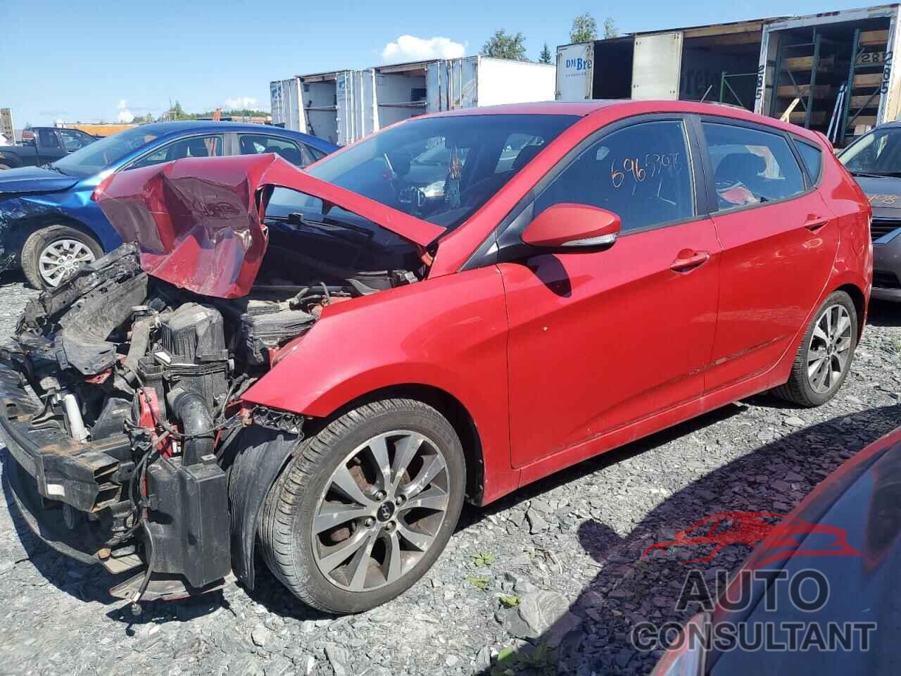 HYUNDAI ACCENT 2015 - KMHCU5AEXFU222468