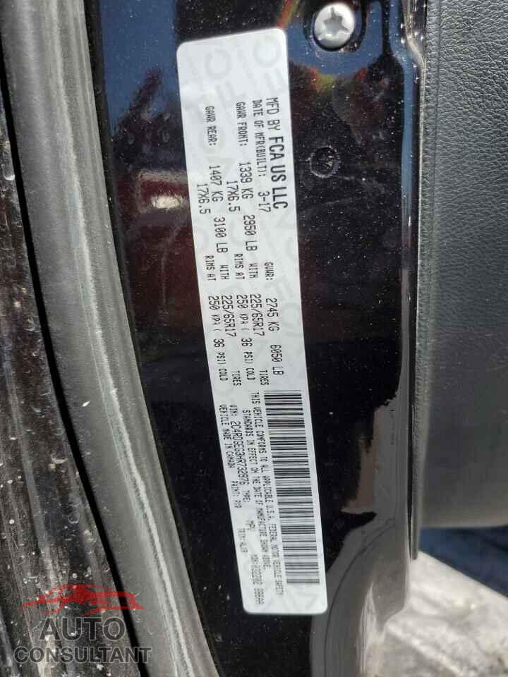 DODGE CARAVAN 2017 - 2C4RDGEG3HR732876