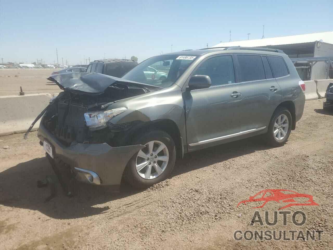 TOYOTA HIGHLANDER 2012 - 5TDBK3EH2CS118071
