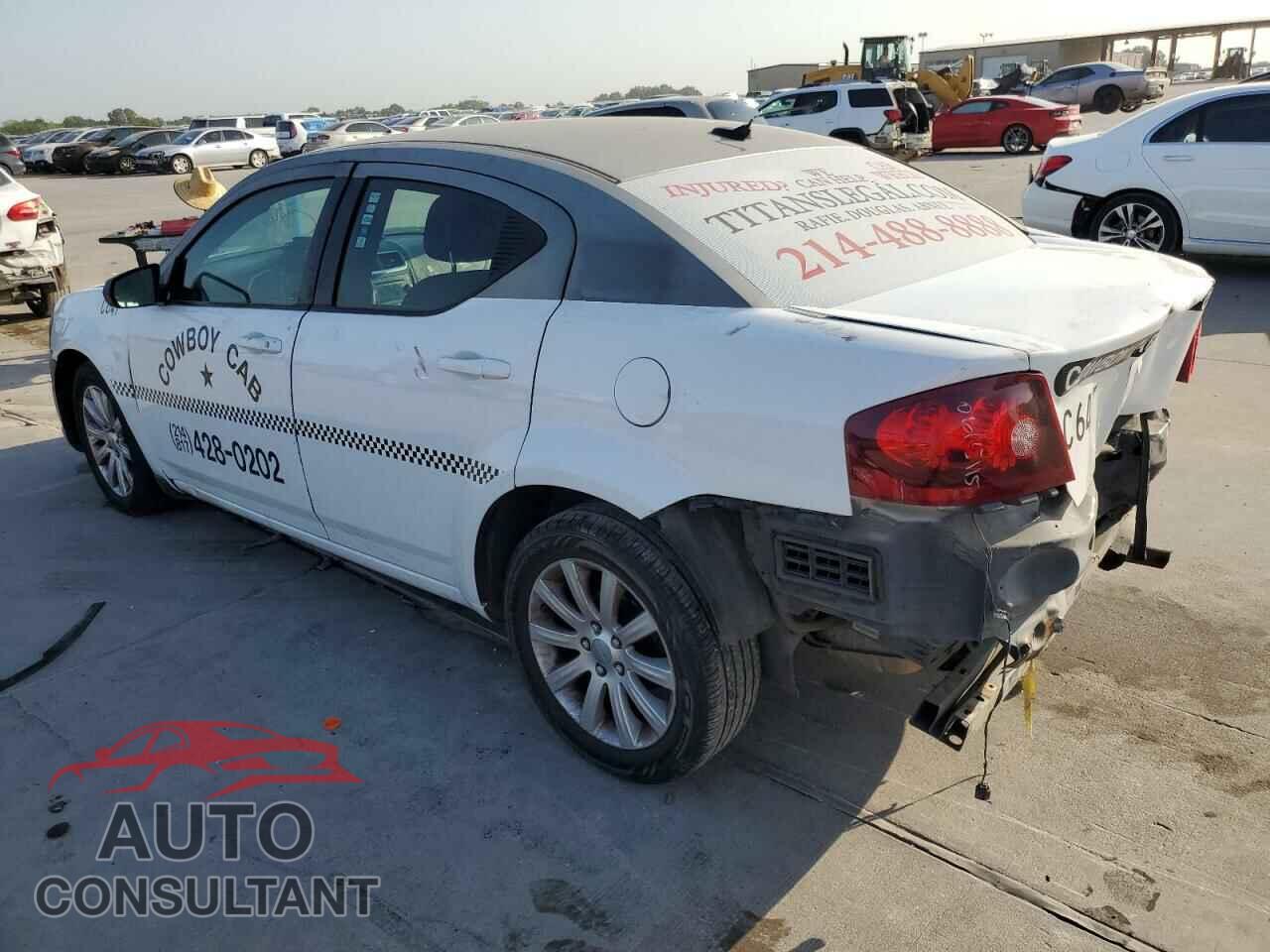 DODGE AVENGER 2013 - 1C3CDZAB6DN648722