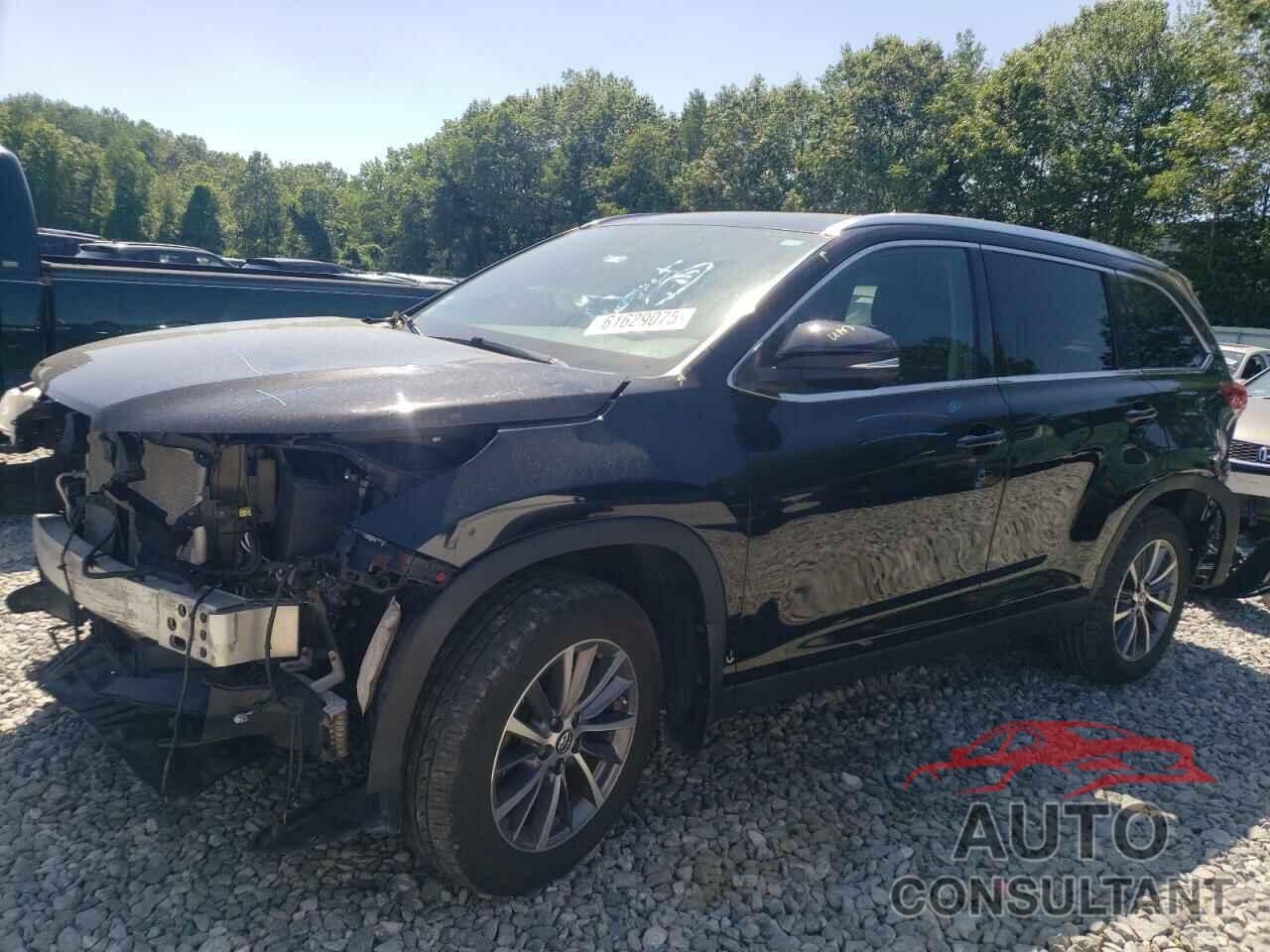 TOYOTA HIGHLANDER 2019 - 5TDJZRFH3KS583529