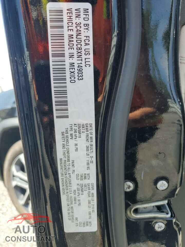 JEEP COMPASS 2022 - 3C4NJDCBXNT149033
