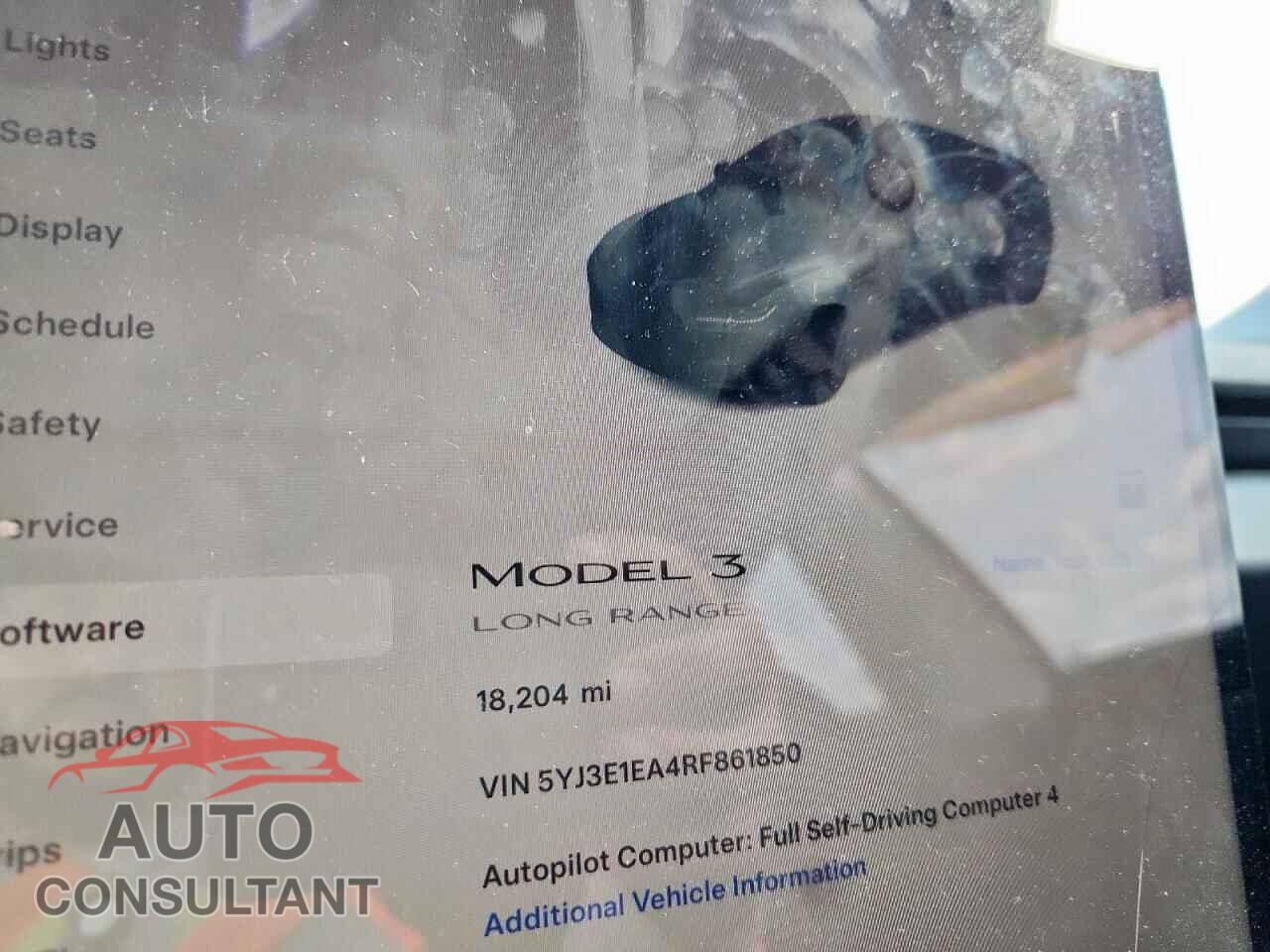 TESLA MODEL 3 2024 - 5YJ3E1EA4RF861850