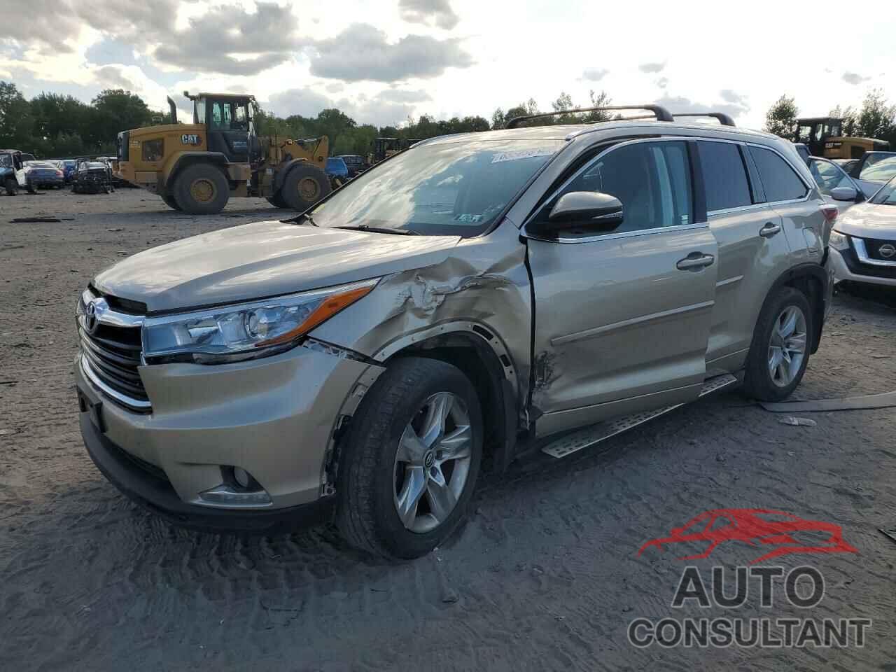 TOYOTA HIGHLANDER 2016 - 5TDDKRFH7GS299961