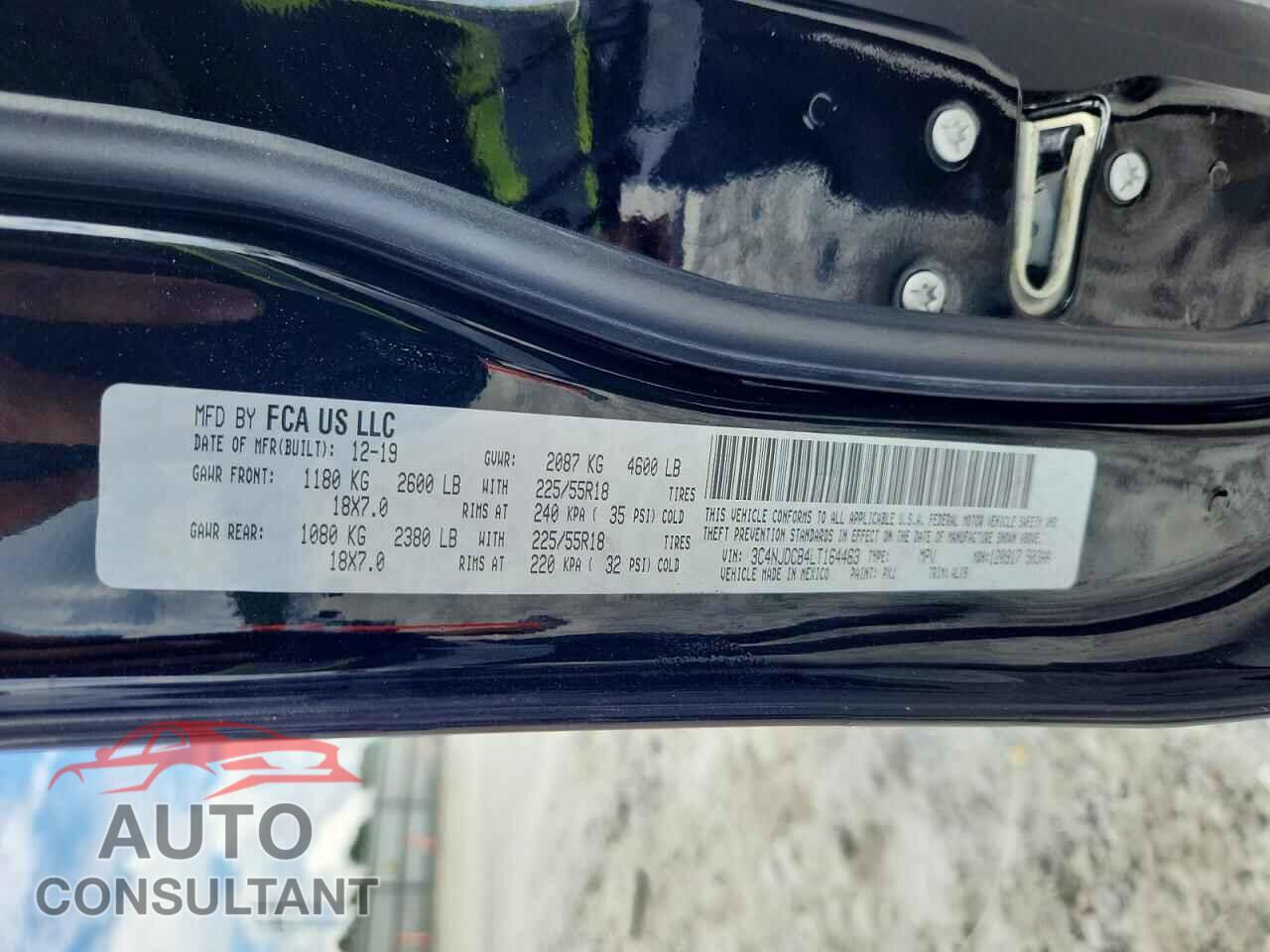 JEEP COMPASS 2020 - 3C4NJDCB4LT164463
