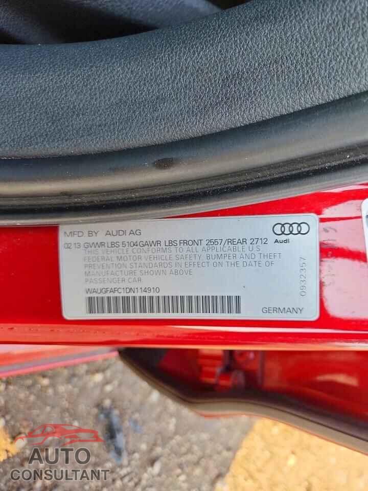 AUDI A6 2013 - WAUGFAFC1DN114910