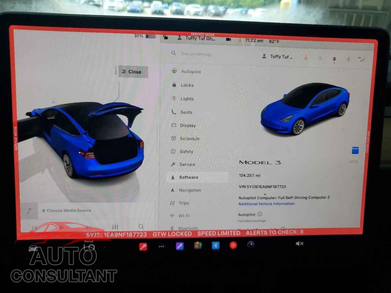 TESLA MODEL 3 2022 - 5YJ3E1EA9NF187723